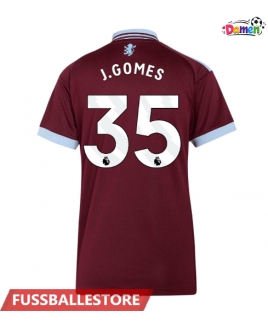 Günstige Aston Villa Joao Gomes #35 Heimtrikot Damen 2026-27 Kurzarm